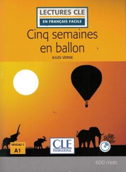 Picture of CINQ SEMAINES EN BALLON - NIVEAU A1 - LIVRE + CD AUDIO - 2EME ED