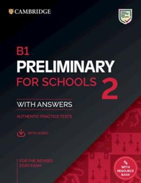 Picture of B1 PRELIMINARY FOR SCHOOLS 2 STUDENT´S BOOK WITH ANSWERS WITH AUDIO WITH RESOURCE BANK